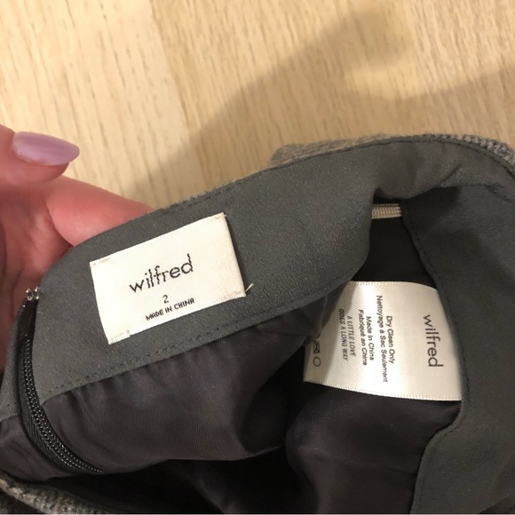 Wilfred wool wrap front skirt - Picture 2 of 6